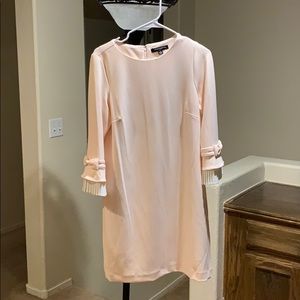 Sharagano blush dress. Great for work!